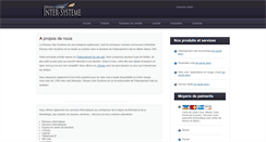 Desktop Screenshot of inter-systeme.ca